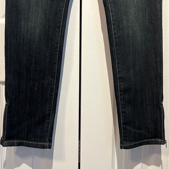 INC REGULAR FIT SKINNY‎ LEG DARK WASH JEANS SIZE 10 NWT - Picture 3 of 11